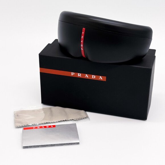 NEW PRADA LINEA ROSSA SPS 04W DG006F PRADA UNISEX PS04WS DG006F BLACK PS 04WS - Picture 13 of 13